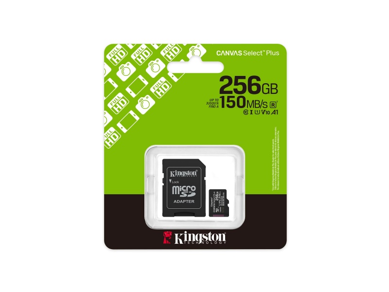 MEMORIA MICRO SD 256GB KINGSTON CANVAS SELECT PLUS - SDCS3/256GB