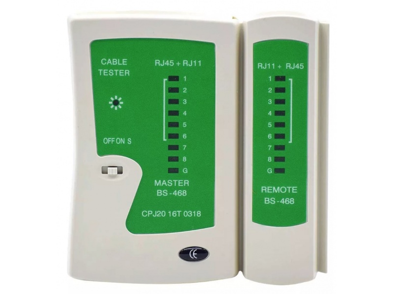 TESTER PROBADOR CABLE DE RED RJ45 RJ11