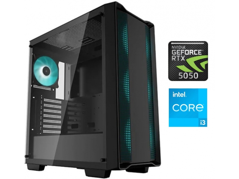 Equipo Gamer Core i3 12100F, 16GB, 500GB, RTX 5050 8GB