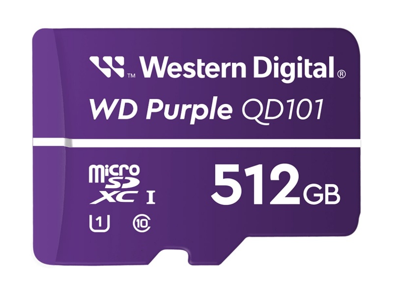 MEMORIA MICRO SD 512GB WD PURPLE SC QD101 WDD512G1P0C
