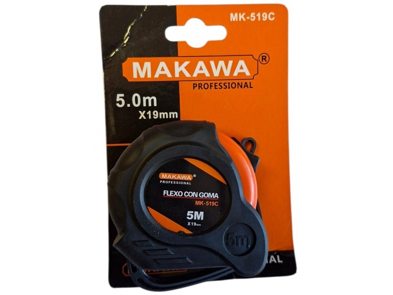 CINTA METRICA 5M ANCHO 19MM MAKAWA MK-51-9C