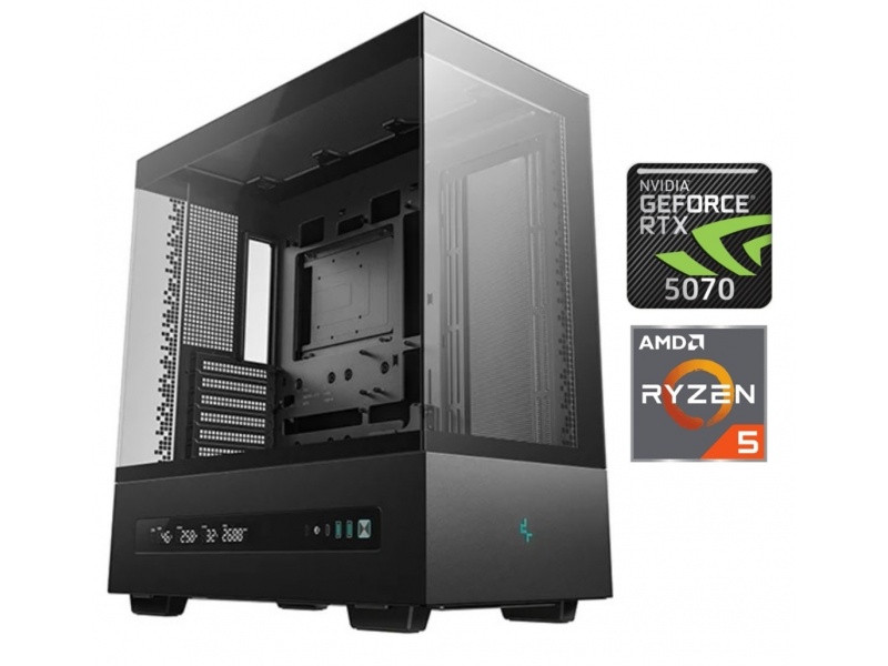 Equipo Gamer Ryzen 5 7600X, 16GB, 1TB, RTX 5070 12GB