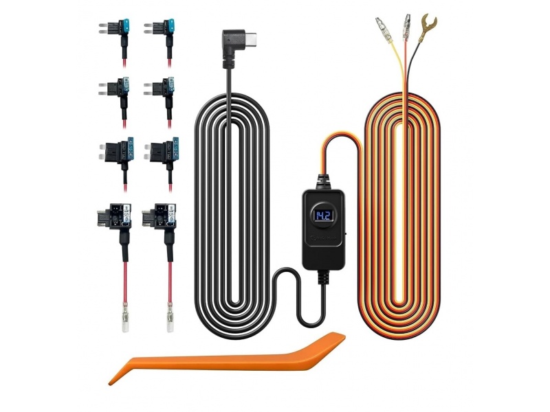 Kit de Cableado Duro Redtiger USB-C 12-24V a 5V para Dashcam