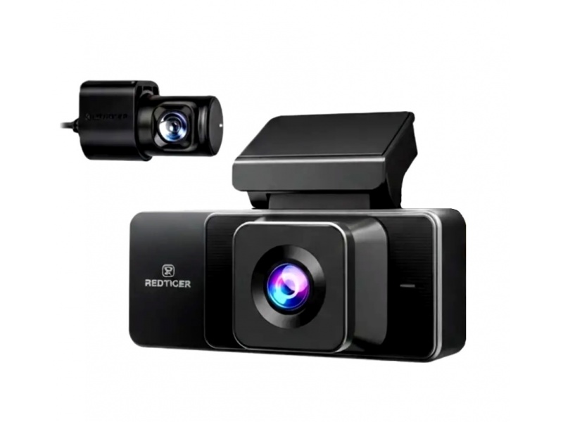 Dashcam Redtiger 3 Canales 2.5K Vehicular Wi-Fi