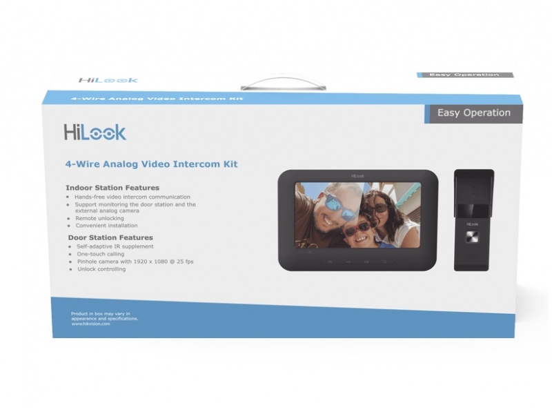 KIT VIDEOPORTERO ANAL�GICO 4 HILOS - PANTALLA LCD A COLOR 7" - FRENTE DE CALLE - VI-K13P