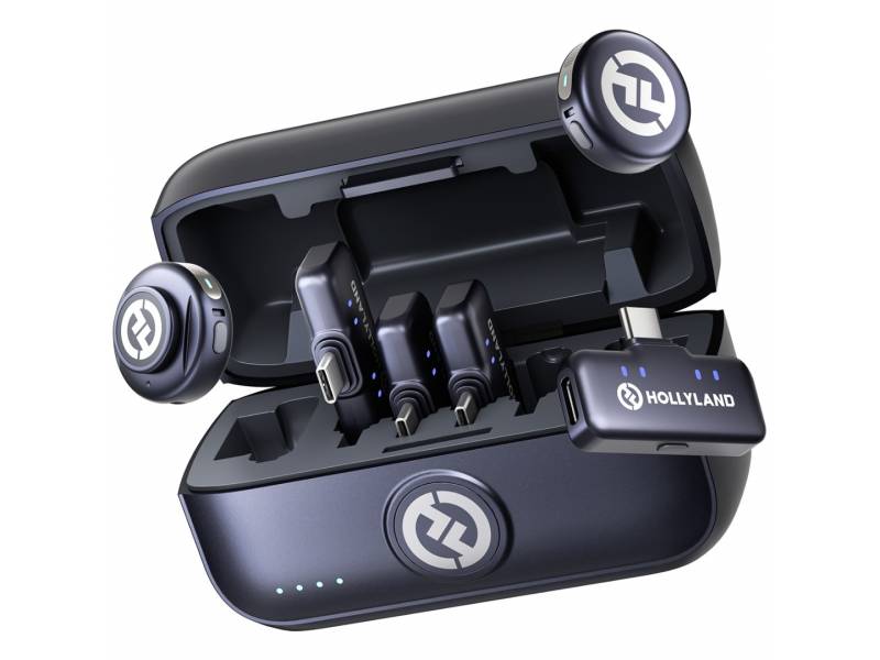 Micr�fono Hollyland Lark M3 Combo 2TX + 4RX